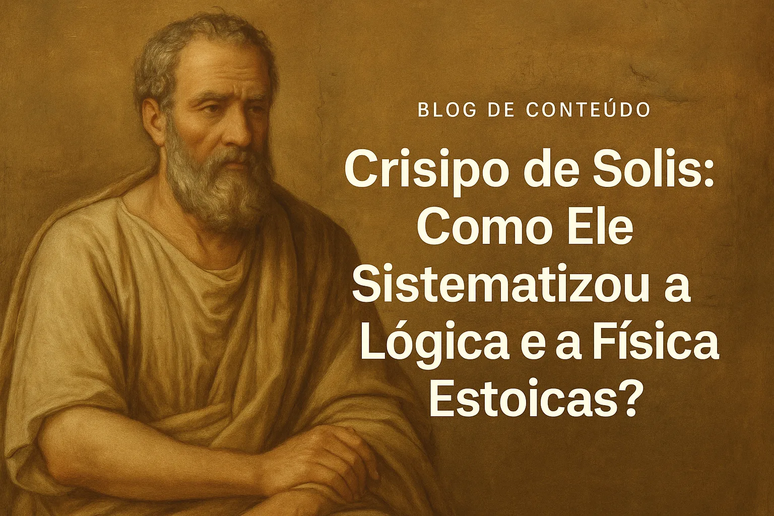 Descubra como Crisipo de Solis estruturou a lógica e a física estoicas, moldando os pilares racionais do estoicismo clássico.